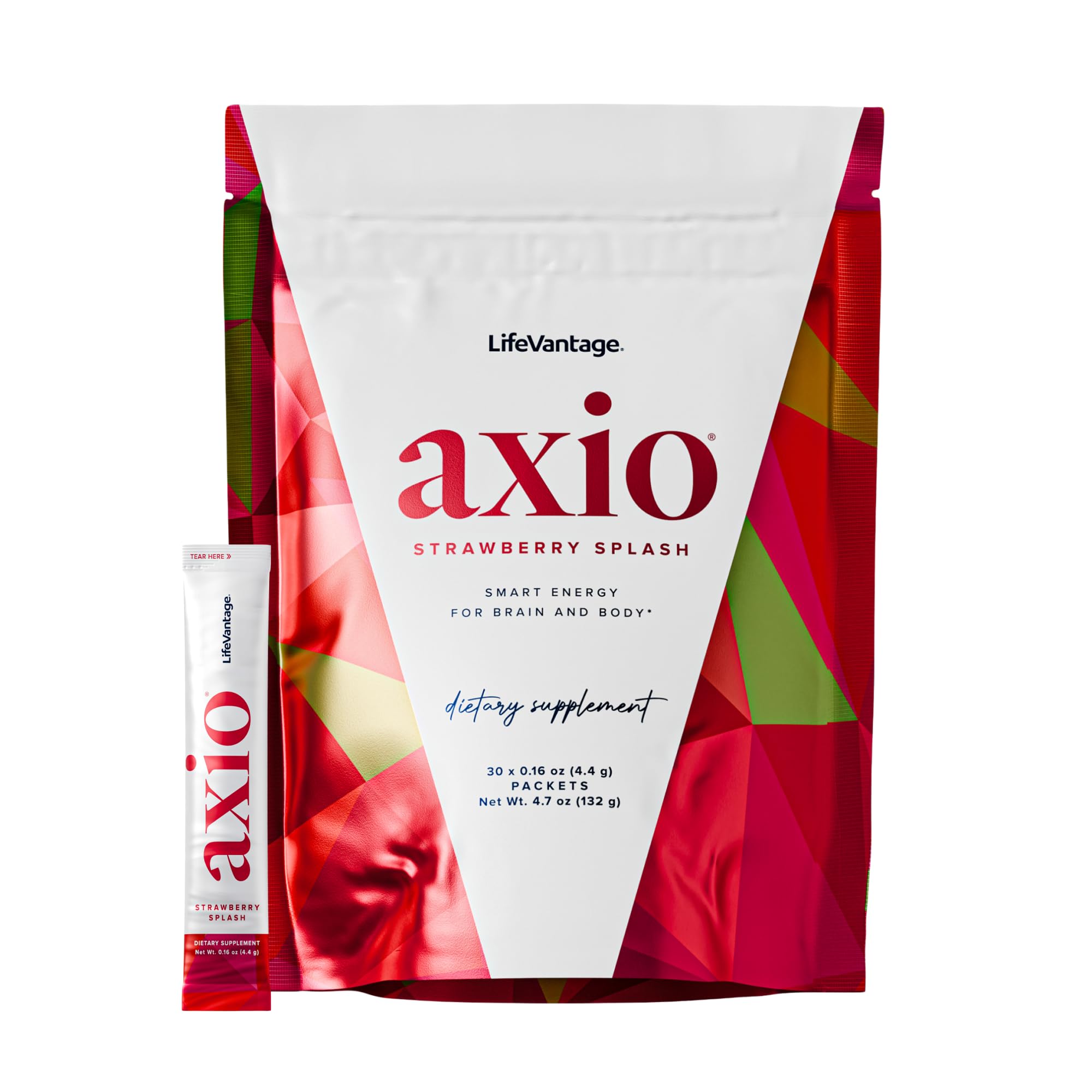LifeVantage AXIO energy packet ready for focus and mood support.