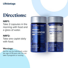 LifeVantage Protandim packaging seal verifying purity and potency