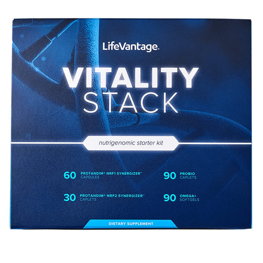 LifeVantage Protandim NRF1 NRF2 Synergizer travel bottle for daily use.