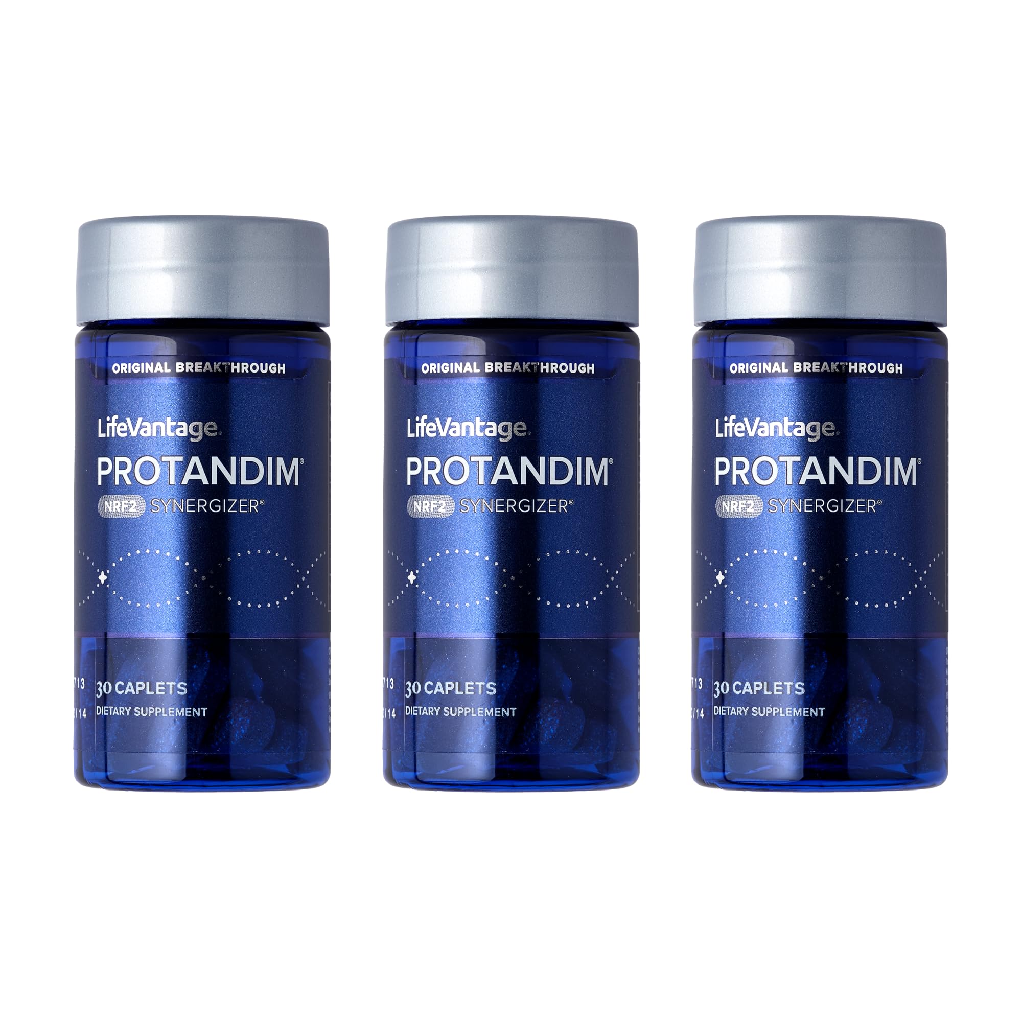 LifeVantage Protandim Nrf2 Synergizer bottle front highlights antioxidant support