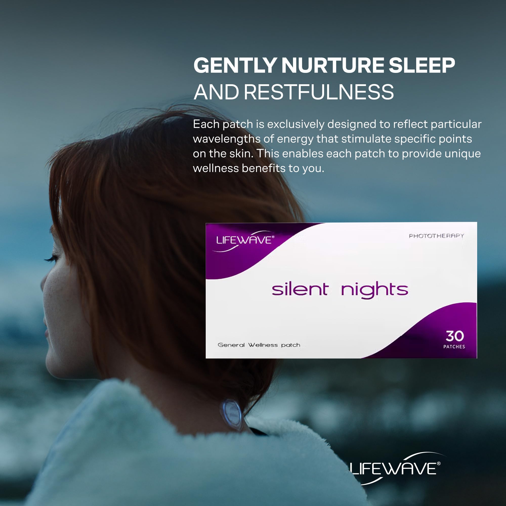 LifeWave Silent Nights patch offers a drug-free sleep option.
