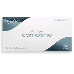 LifeWave Y-Age Carnosine patches pack promotes easy daily use for active wellness.