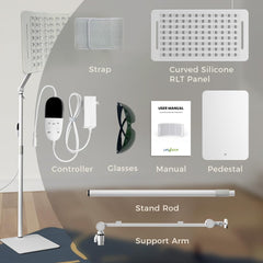 LifeZoom long power cord with silicone clip for flexible placement