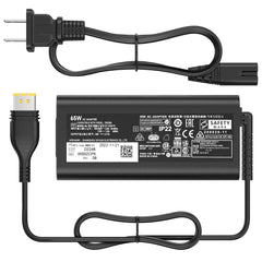 LIFKAHY 65W charger front view, compact design for CPAP power