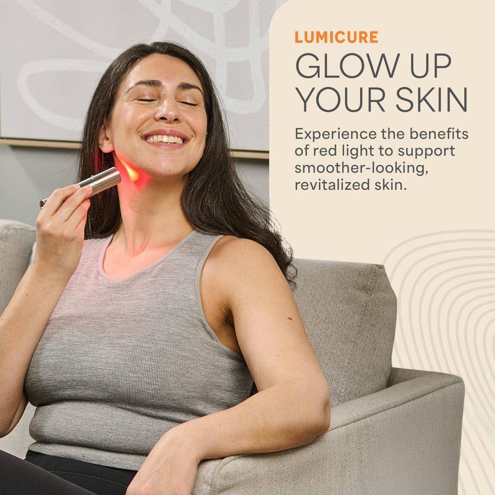 LifePro LumiCure three-wavelength system delivers versatile light therapy options.
