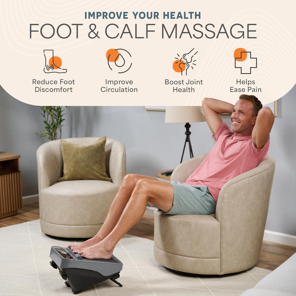 LifePro VibraFlow massager calms calf tension for better comfort
