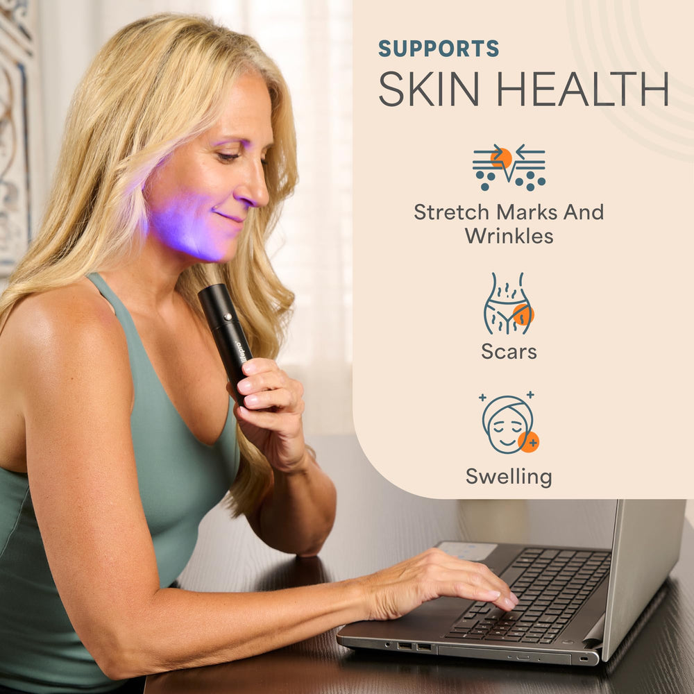 LifePro zippered case for travel-ready light therapy.