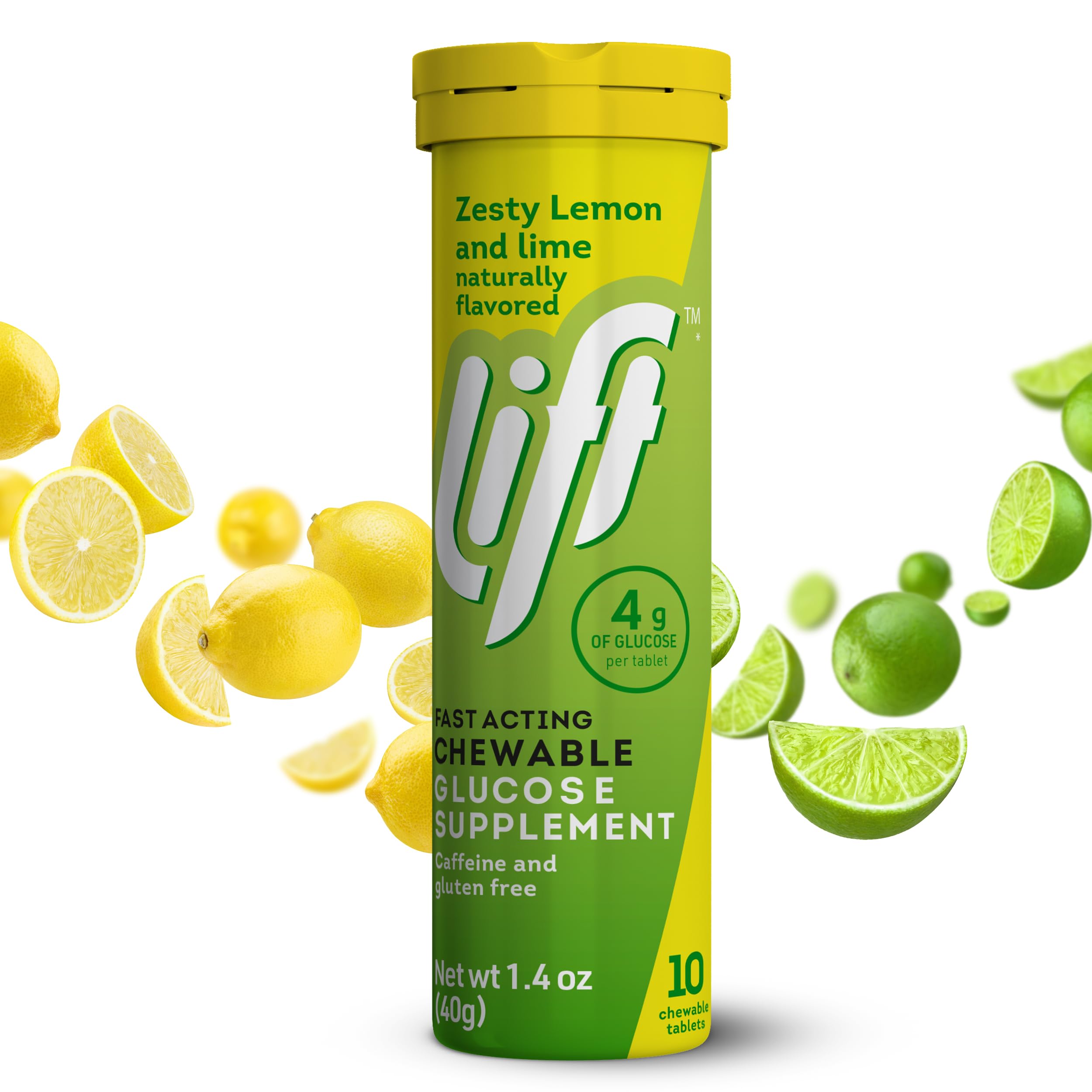 Lift glucose suitable for children over five and vegetarians.