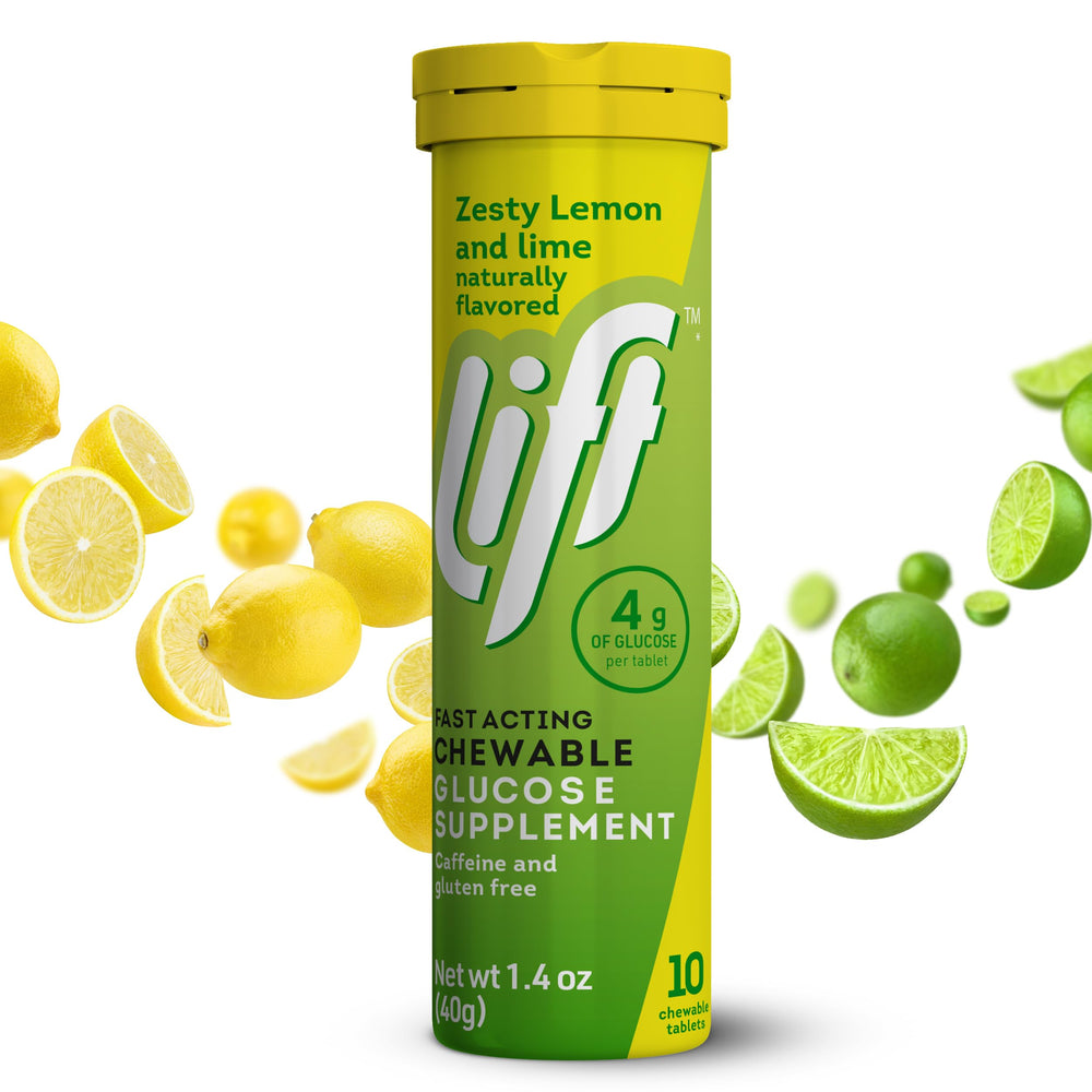 Lift glucose suitable for children over five and vegetarians.