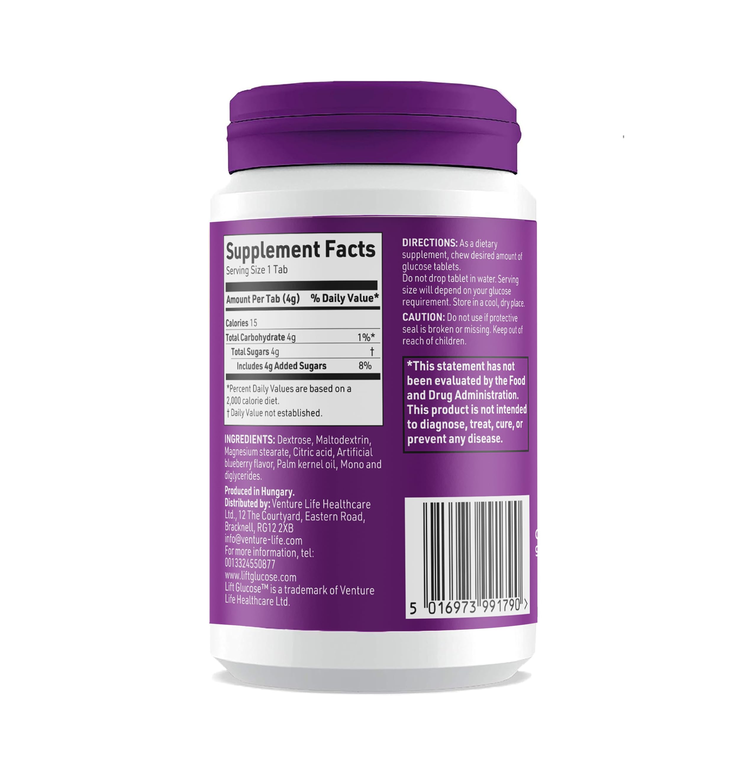 Lift Glucose stacked tablets illustrating consistent dosage and portability.