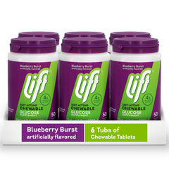 Lift Glucose twist-off cap jar showing simple access.