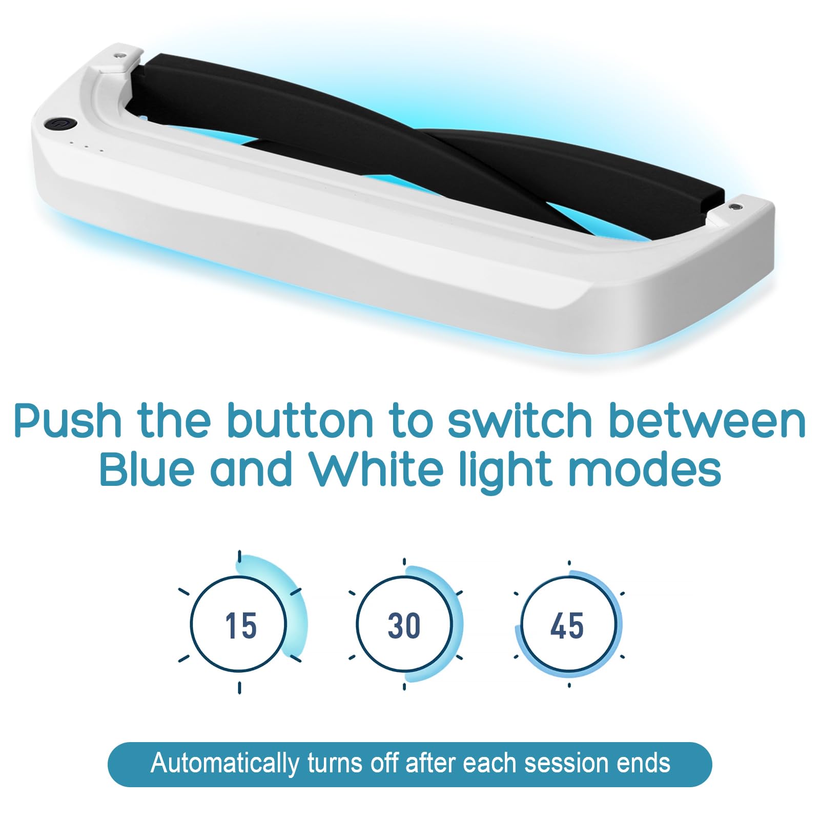 Light Therapy Glasses timer function for customizable sessions