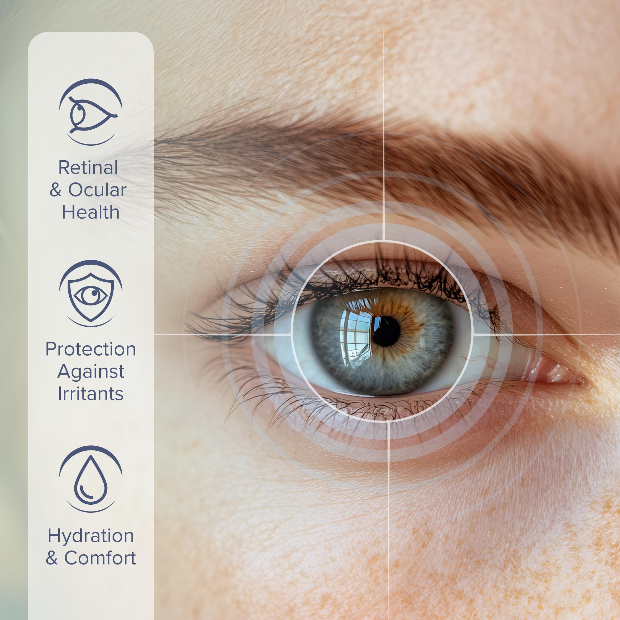 Lightbody Total Eye Health marigold lutein-zeaxanthin blend; macular support.