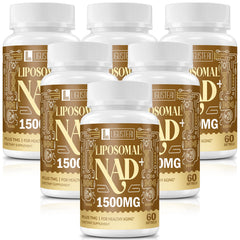 LIGUSTERI liposomal NAD+ with TMG bottle showing advanced delivery for energy support.