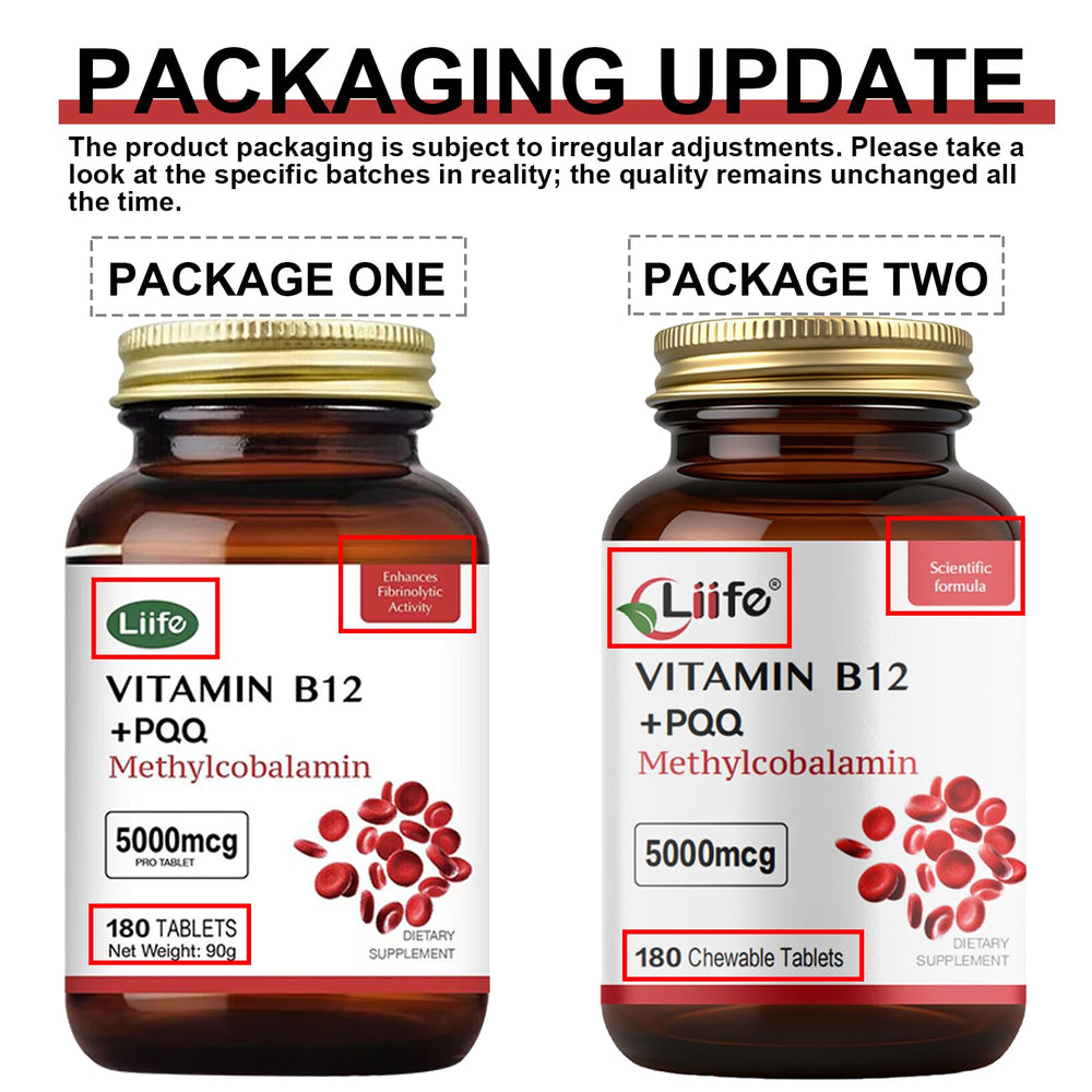LIIFE Methylcobalamin cherry flavor imagery conveys pleasant taste and adherence.