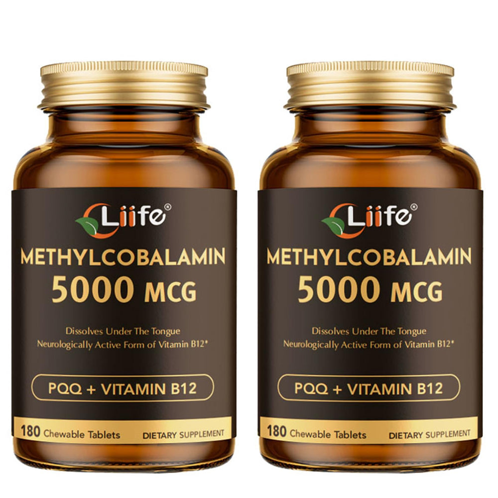 LIIFE B12 + PQQ bottle ready for daily energy support.