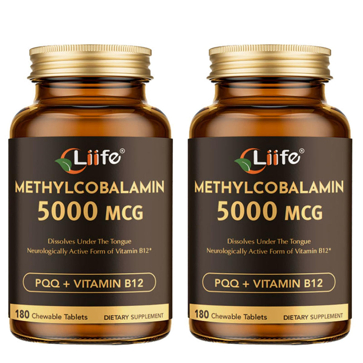 LIIFE B12 + PQQ bottle ready for daily energy support.
