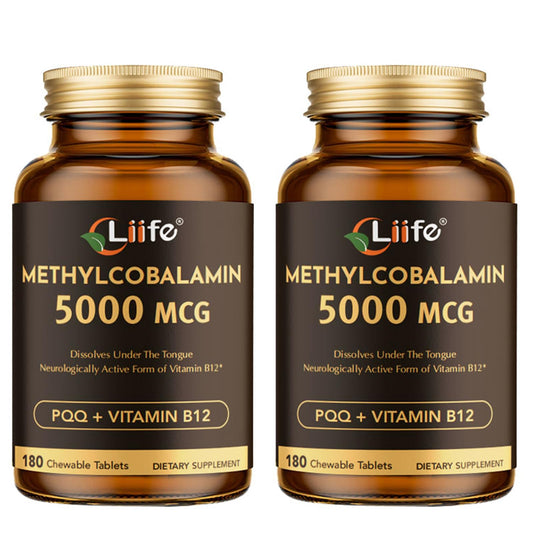 LIIFE B12 + PQQ bottle ready for daily energy support.