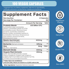LIISKYY HPylori capsules close-up emphasizing delayed-release vegan capsules for convenient daily use.