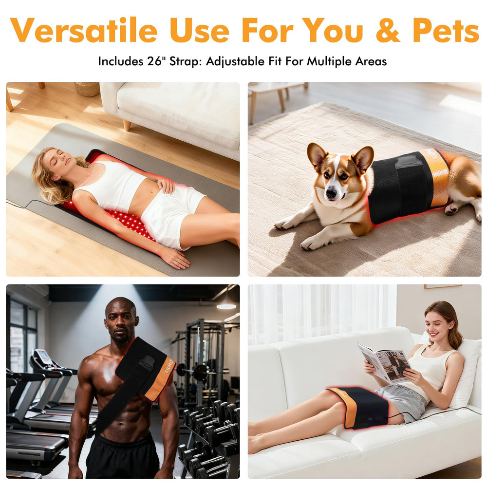 LILIAOTHERA package includes pad, strap, adapter and manual
