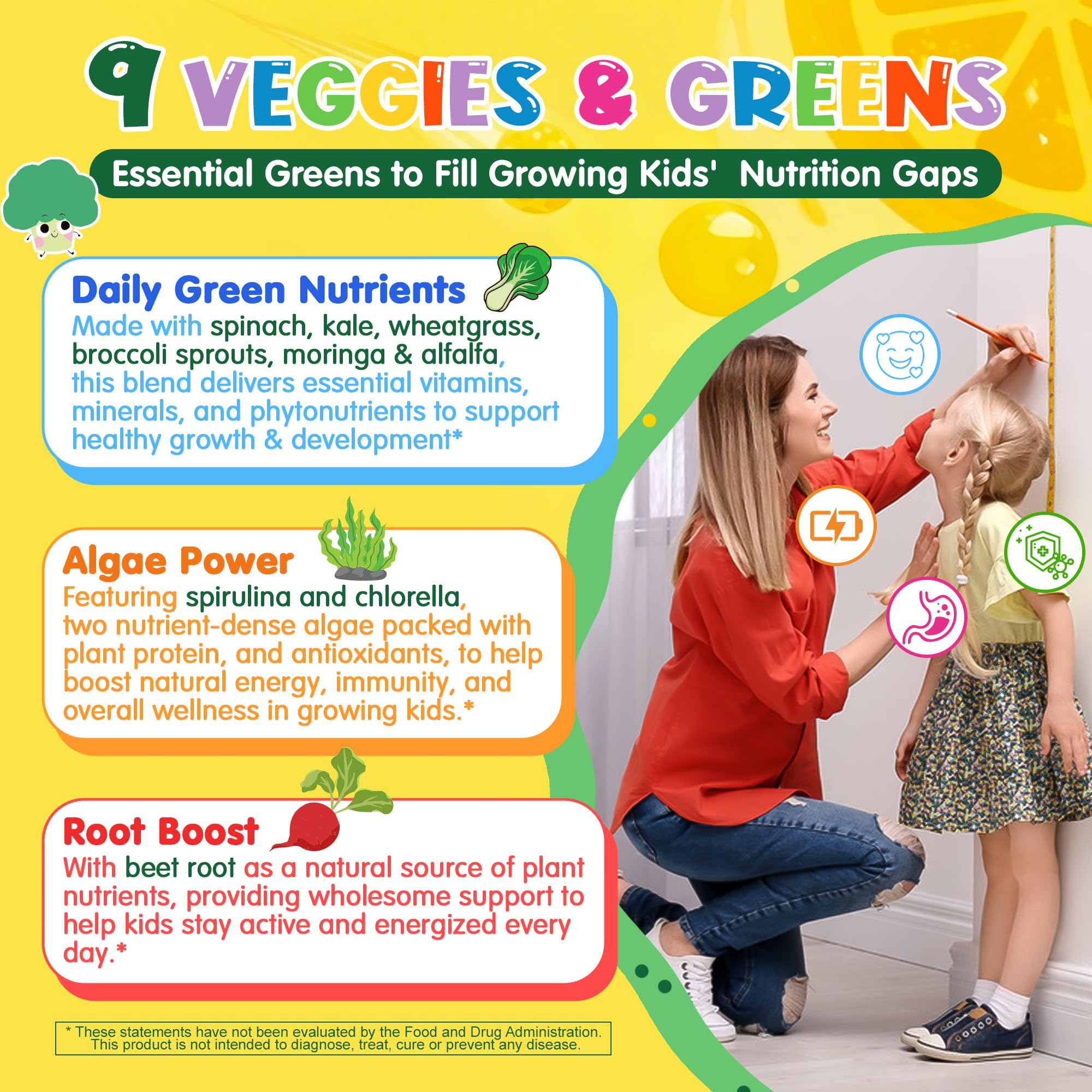 LILICARE 20-fruits-veggies blend label supporting daily wellness.