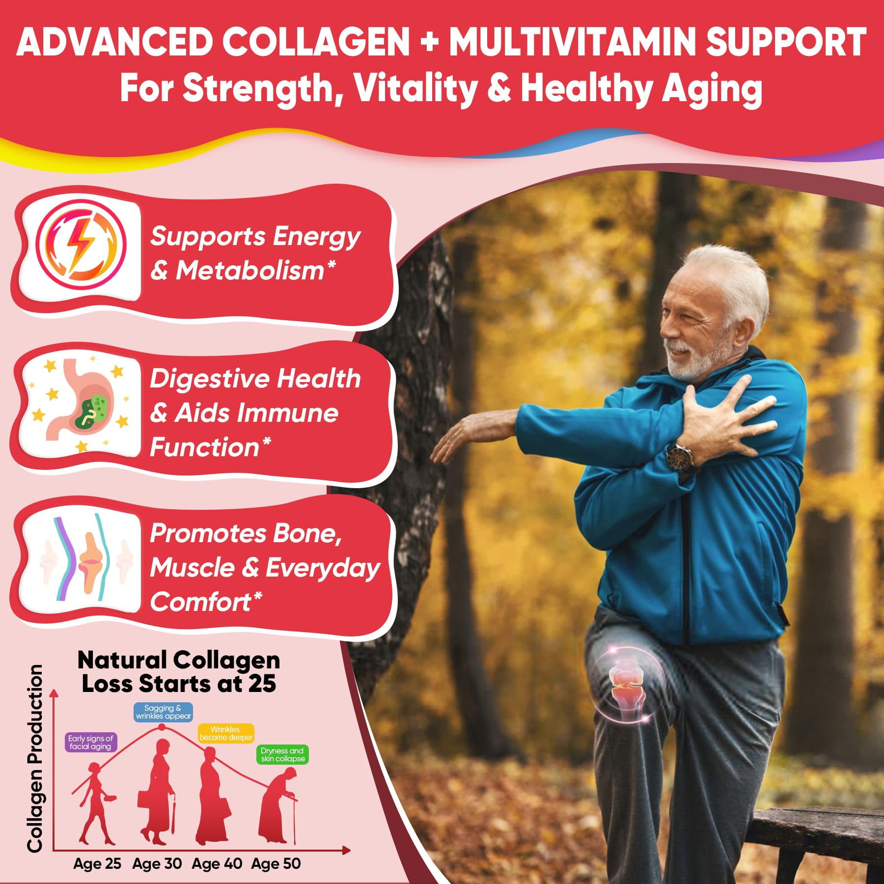 LILICARE biotin and vitamins label close-up for wellness