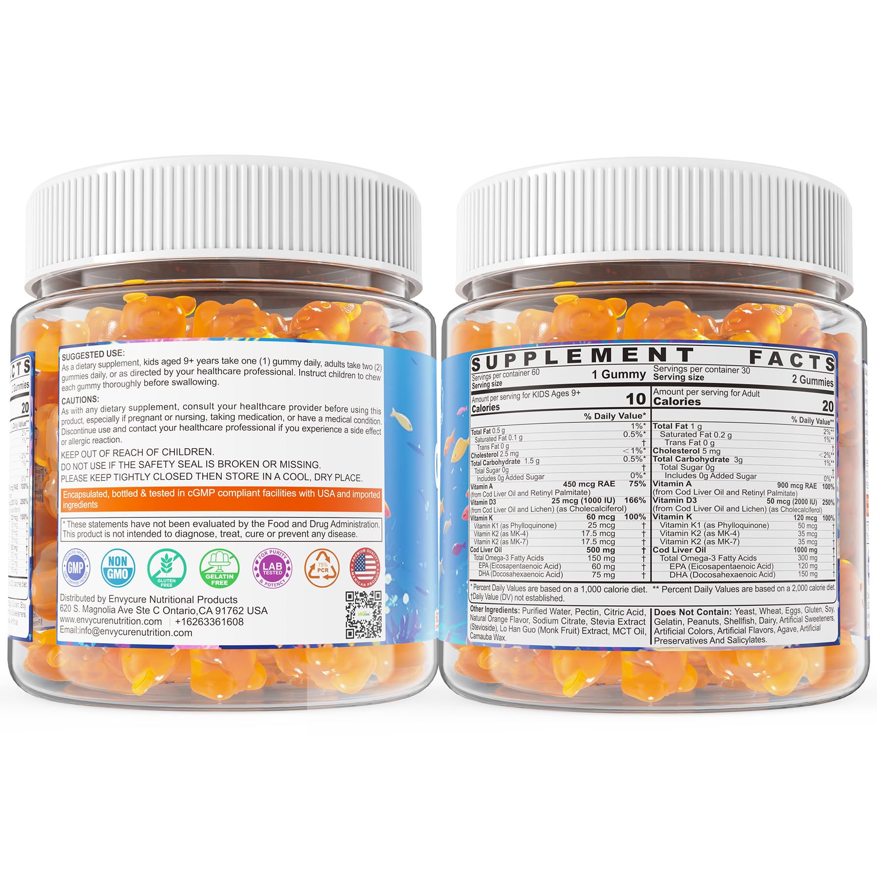 LILICARE Cod Liver Oil Gummies third-party testing for safety