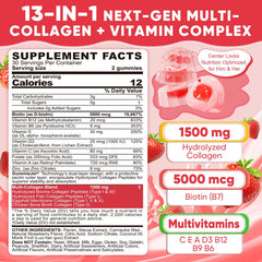 LILICARE Collagen Gummies bottle top view, showing easy dosing for daily use.
