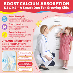 LILICARE D3K2 gummies with algal omega-3 for brain support
