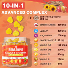 LILICARE energy metabolism concept with gummies and minerals