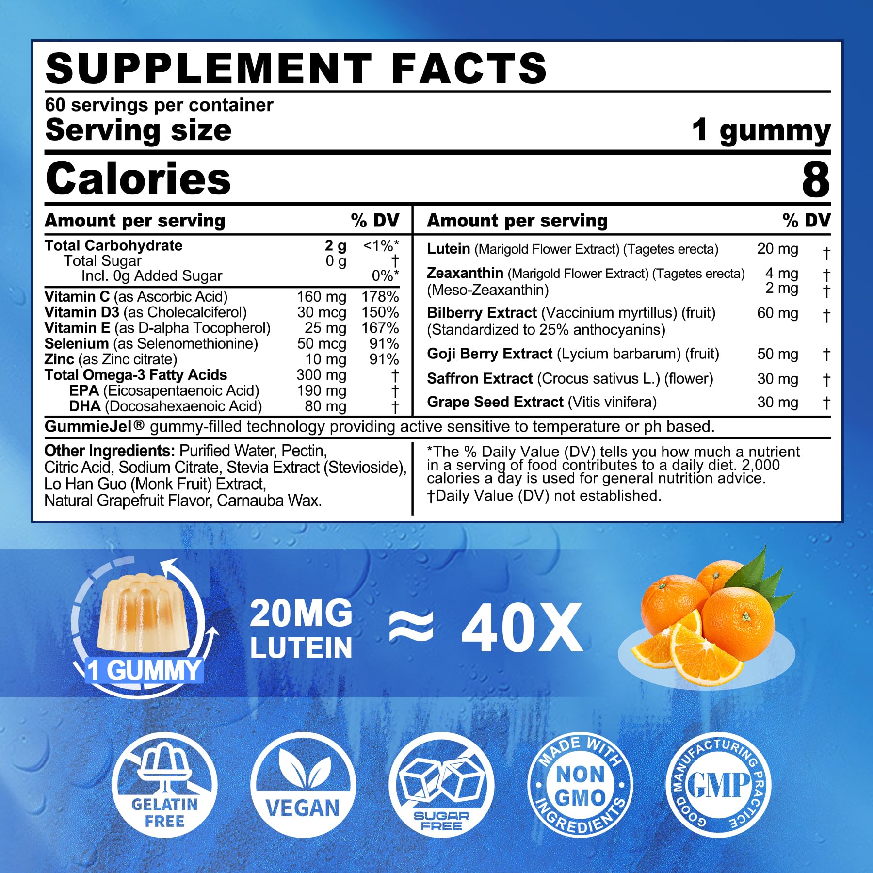 LILICARE EPA/DHA-enriched gummies support retinal comfort and nutrient absorption