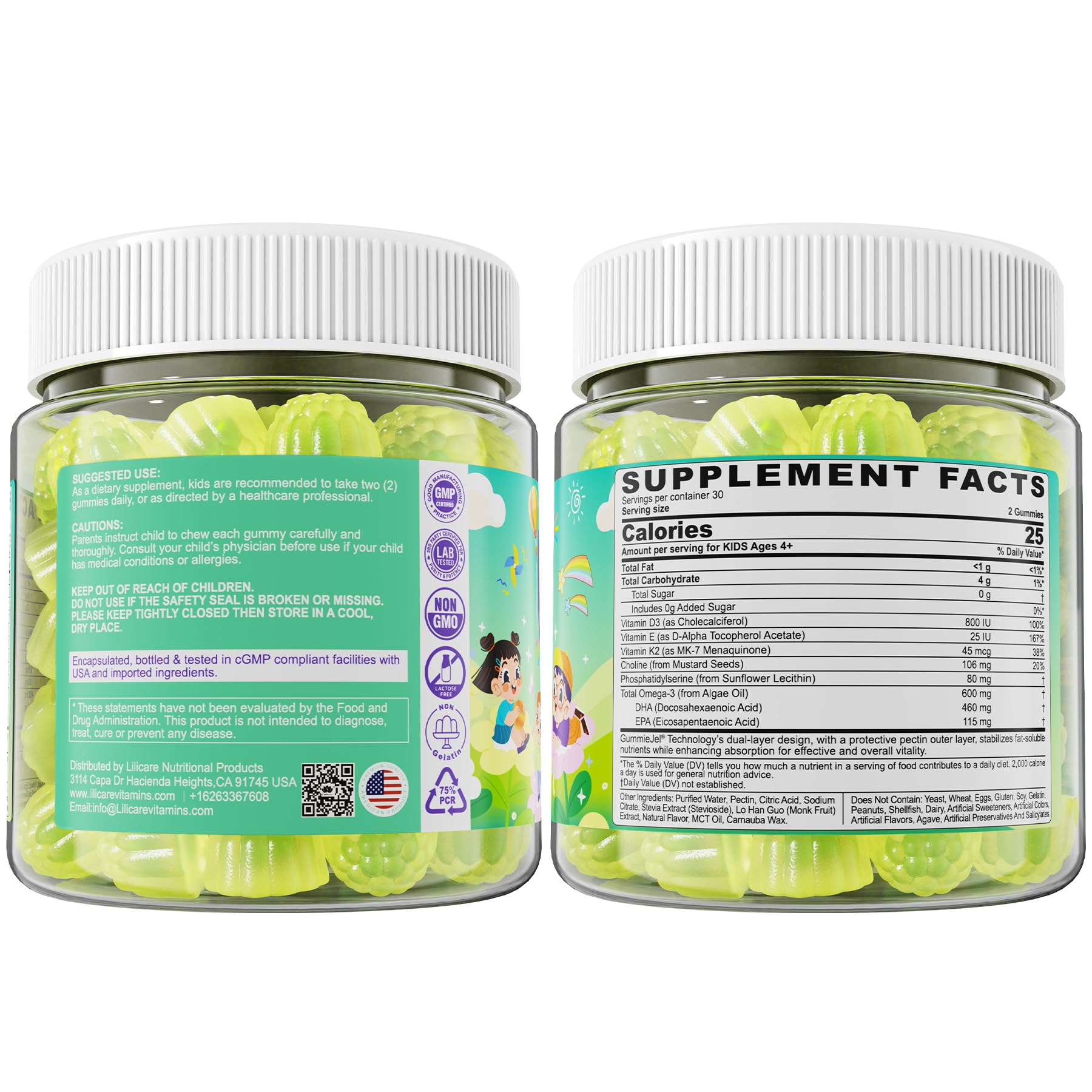 LILICARE GMP and third-party tested for purity and freshness