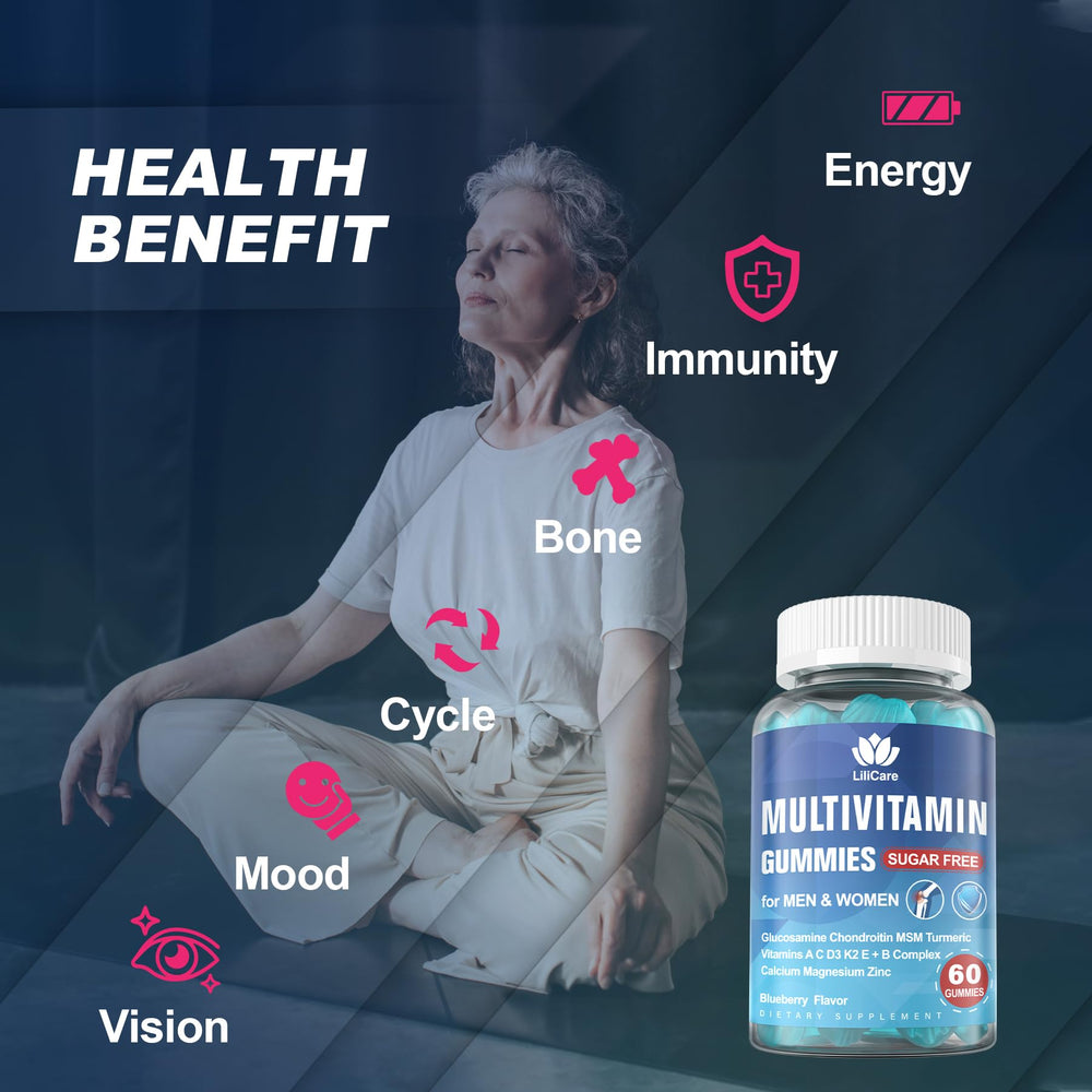 LILICARE immune herbal blend gummies with elderberry and echinacea