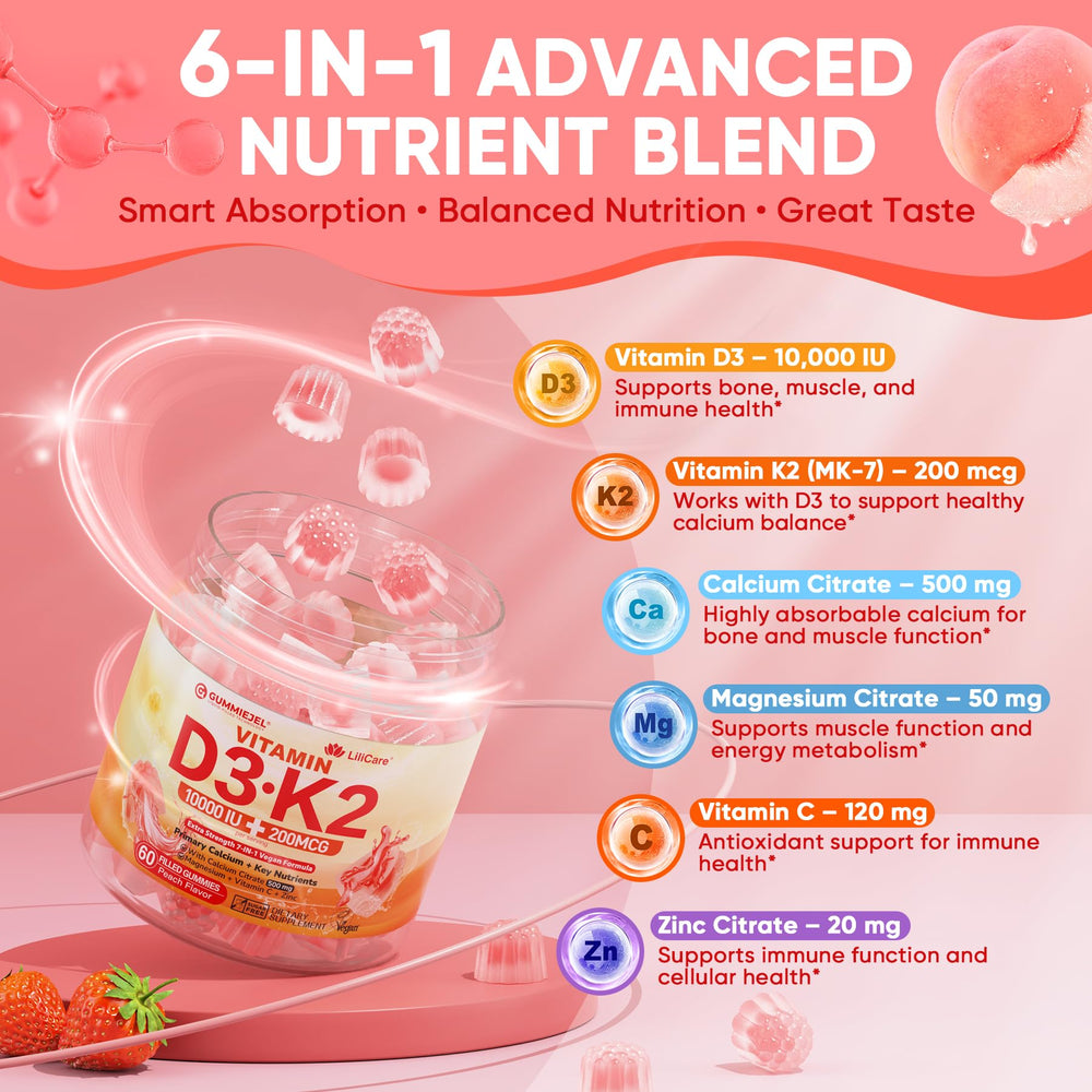 LILICARE immune mood and energy support from D3 K2.