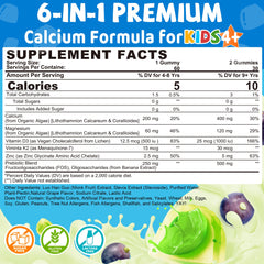 LILICARE sugar-free gummies bottle image highlights D3 and K2 benefits.