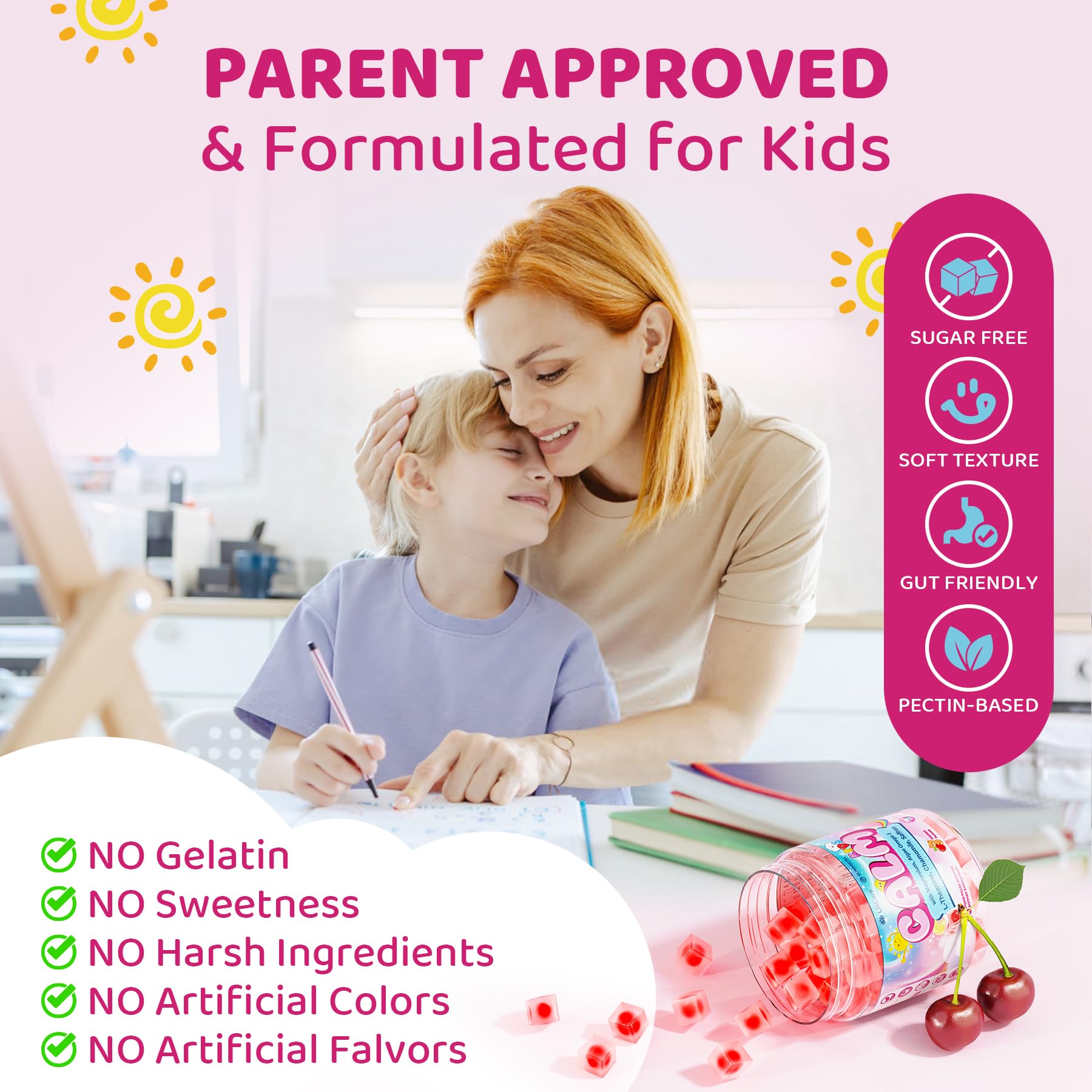 LILICARE Kids Calm certification GMP third-party label with quality assurance.