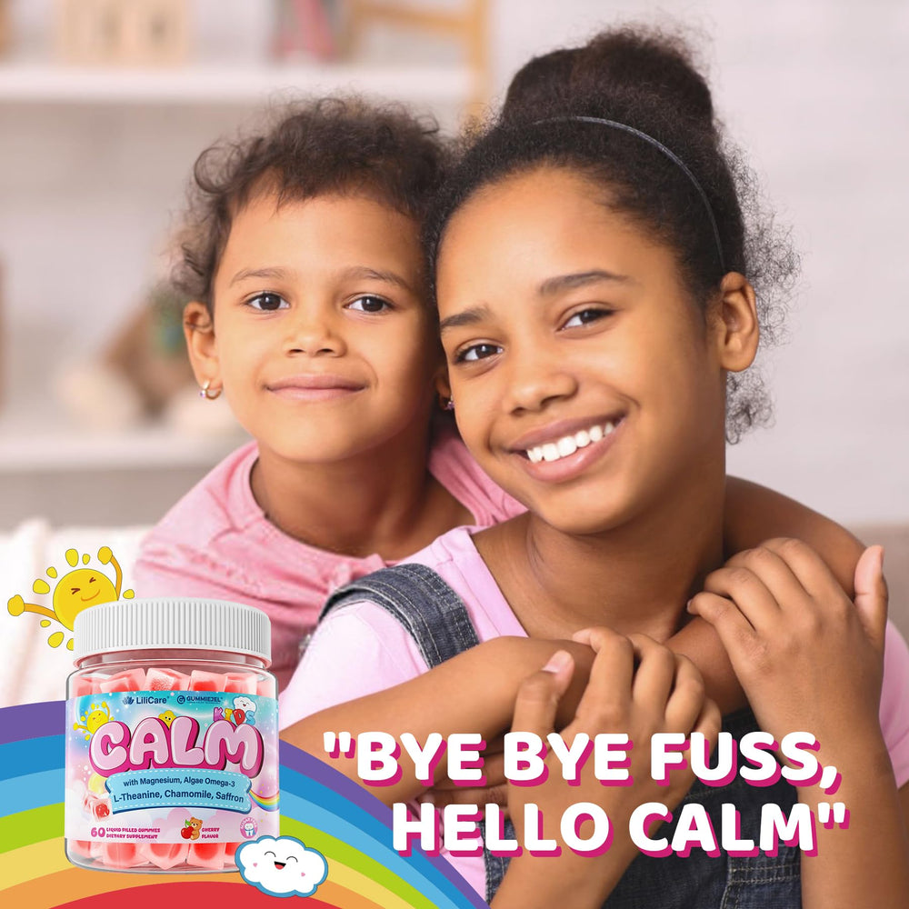 LILICARE Kids Calm packaging facility image implies controlled production standards.
