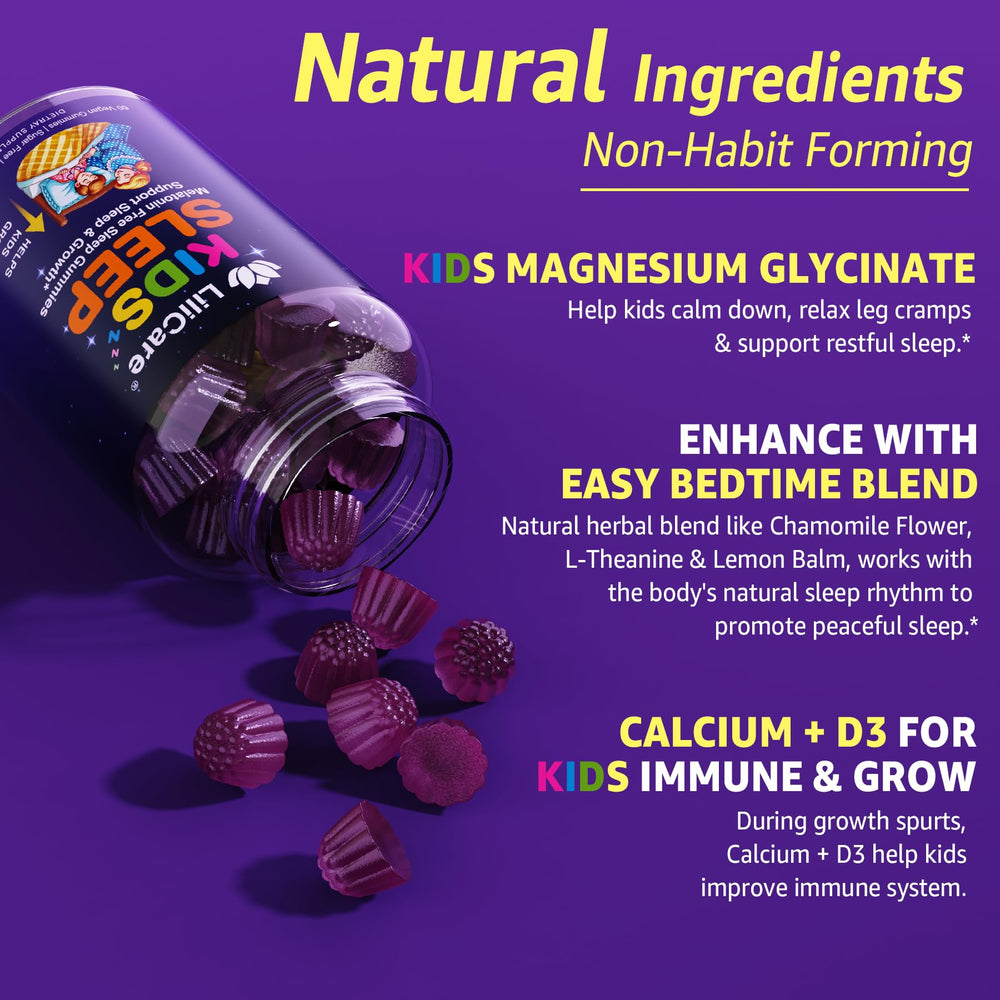 LILICARE label highlights non-GMO, vegan, gelatin-free properties.