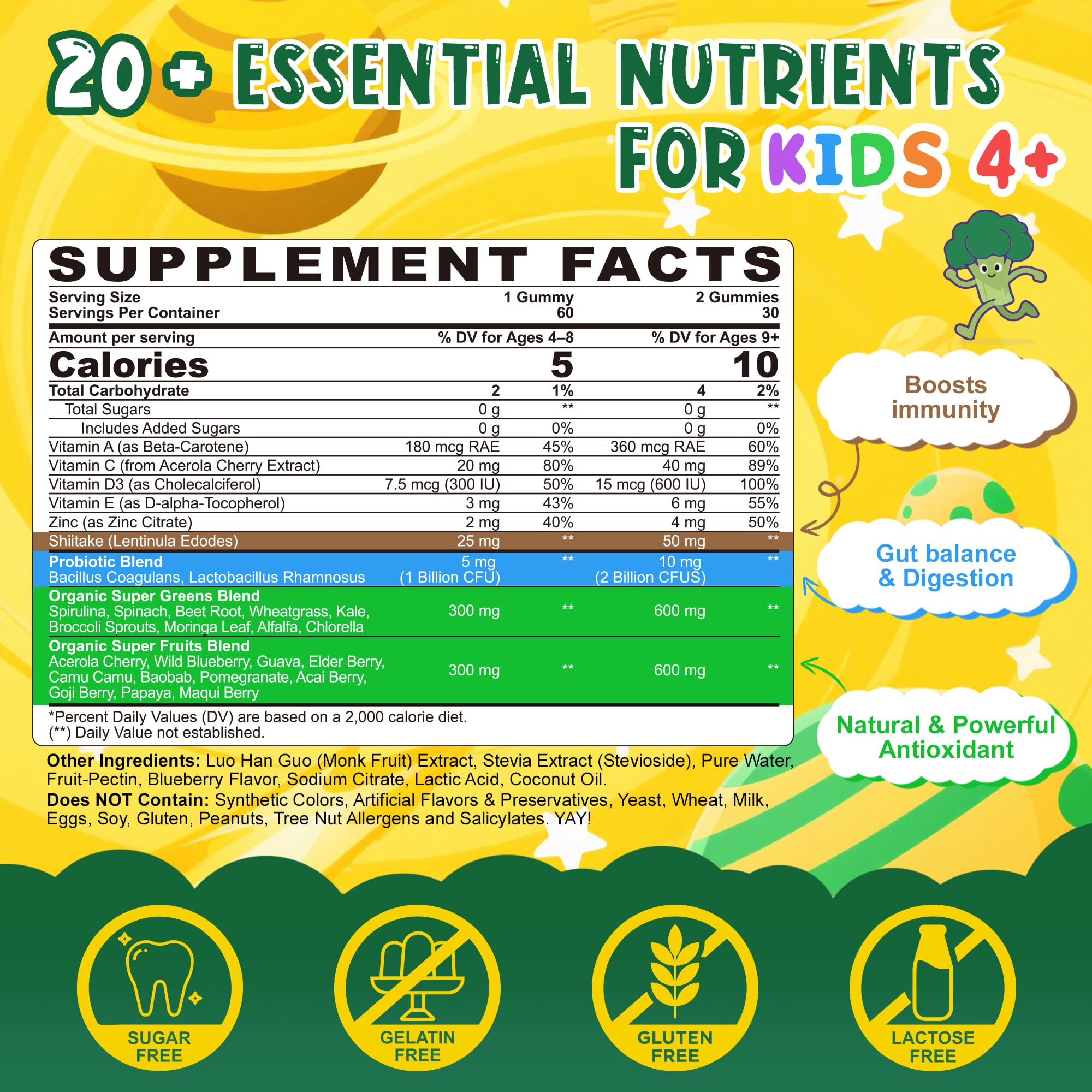 LILICARE gummies bottle on kitchen counter, convenient daily supplement.