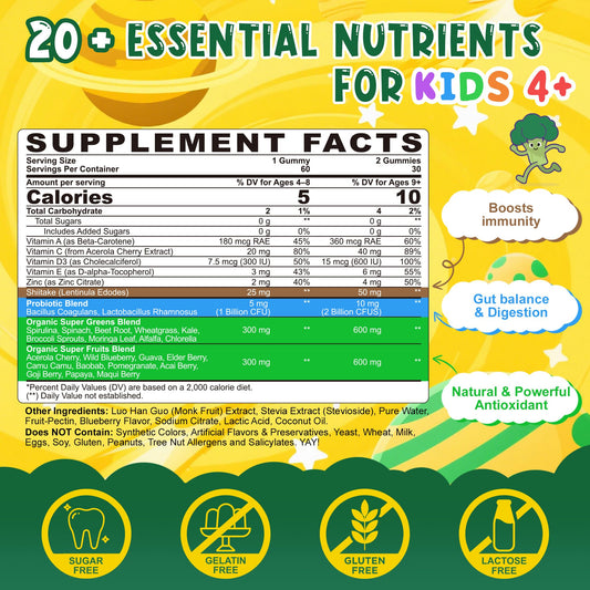 LILICARE gummies bottle on kitchen counter, convenient daily supplement.