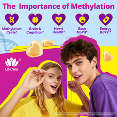 LILICARE L-MethylFolate Gummies pour demonstrates quick daily dosing