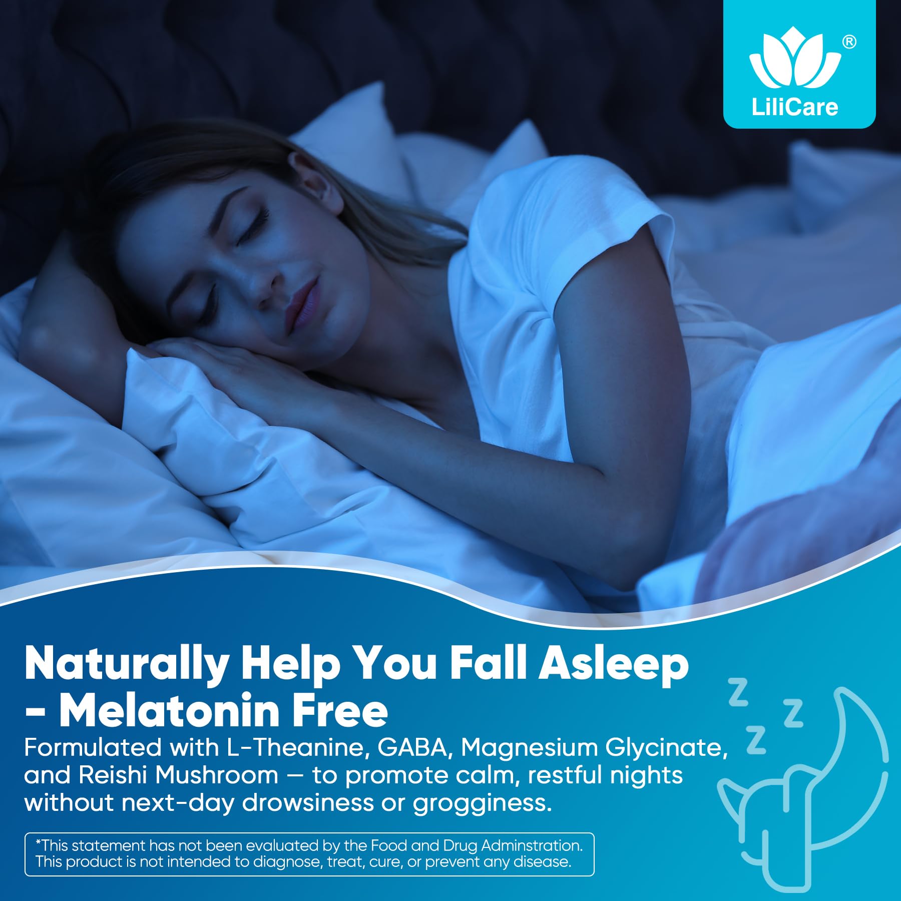 Omega-3 DHA/EPA and vitamin blend indicating brain‑friendly support from LILICARE.