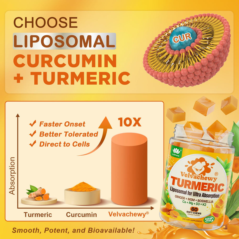 GMP-certified seal on LILICARE turmeric chews packaging for safety and quality
