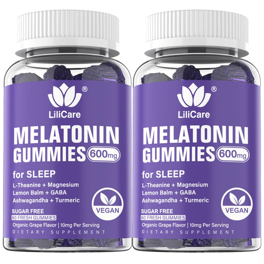 LILICARE Melatonin Gummies bottle front view for sleep support