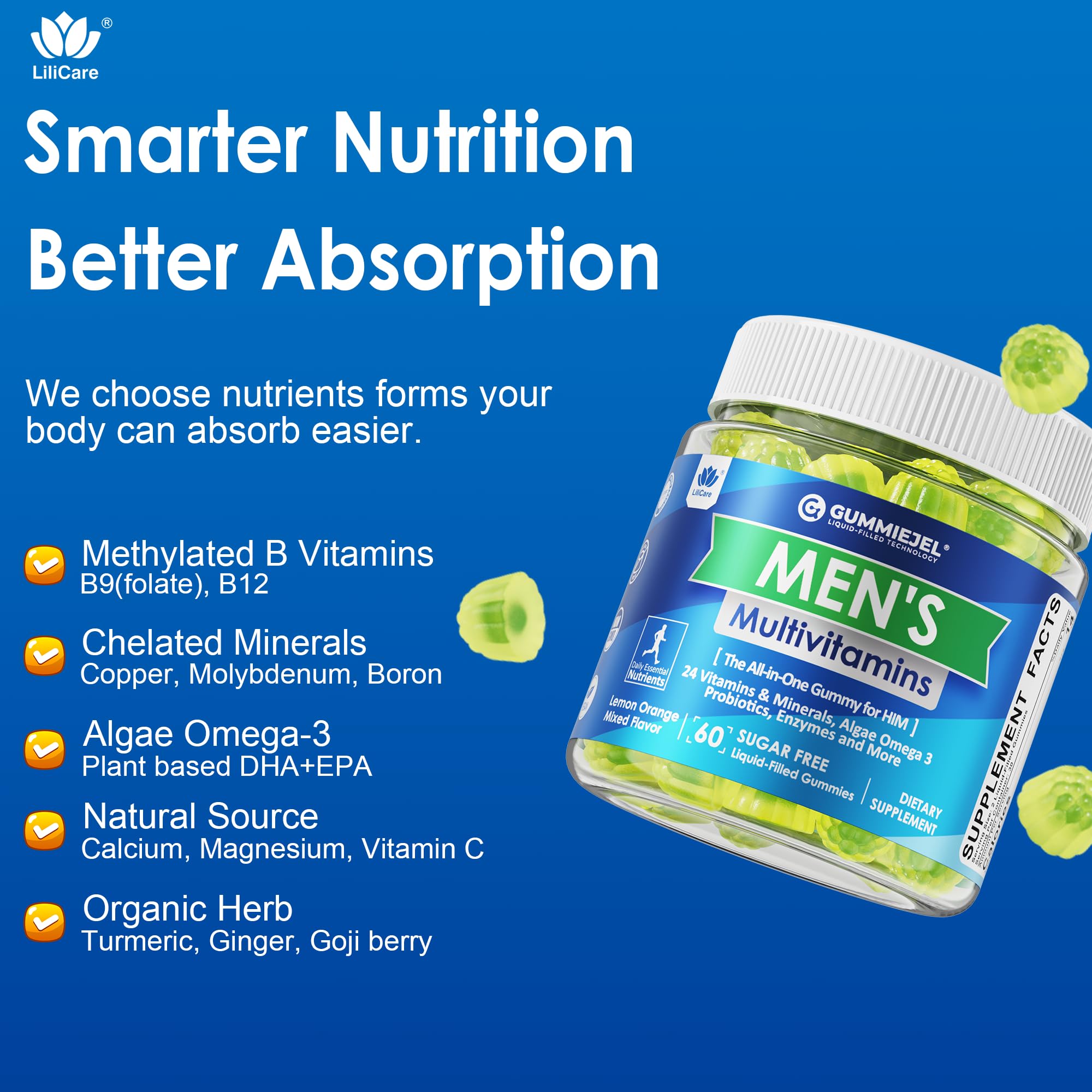 LILICARE plant-based pectin exterior protects potency in vegan gummies
