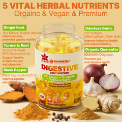 Odorless garlic gummies show clean taste and gut friendly blend for daily use