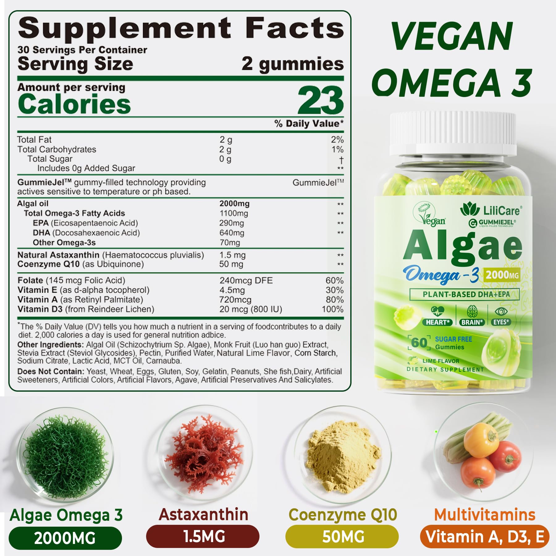 LILICARE omega3 gummies cold-chain technology preserves nutrients and freshness.