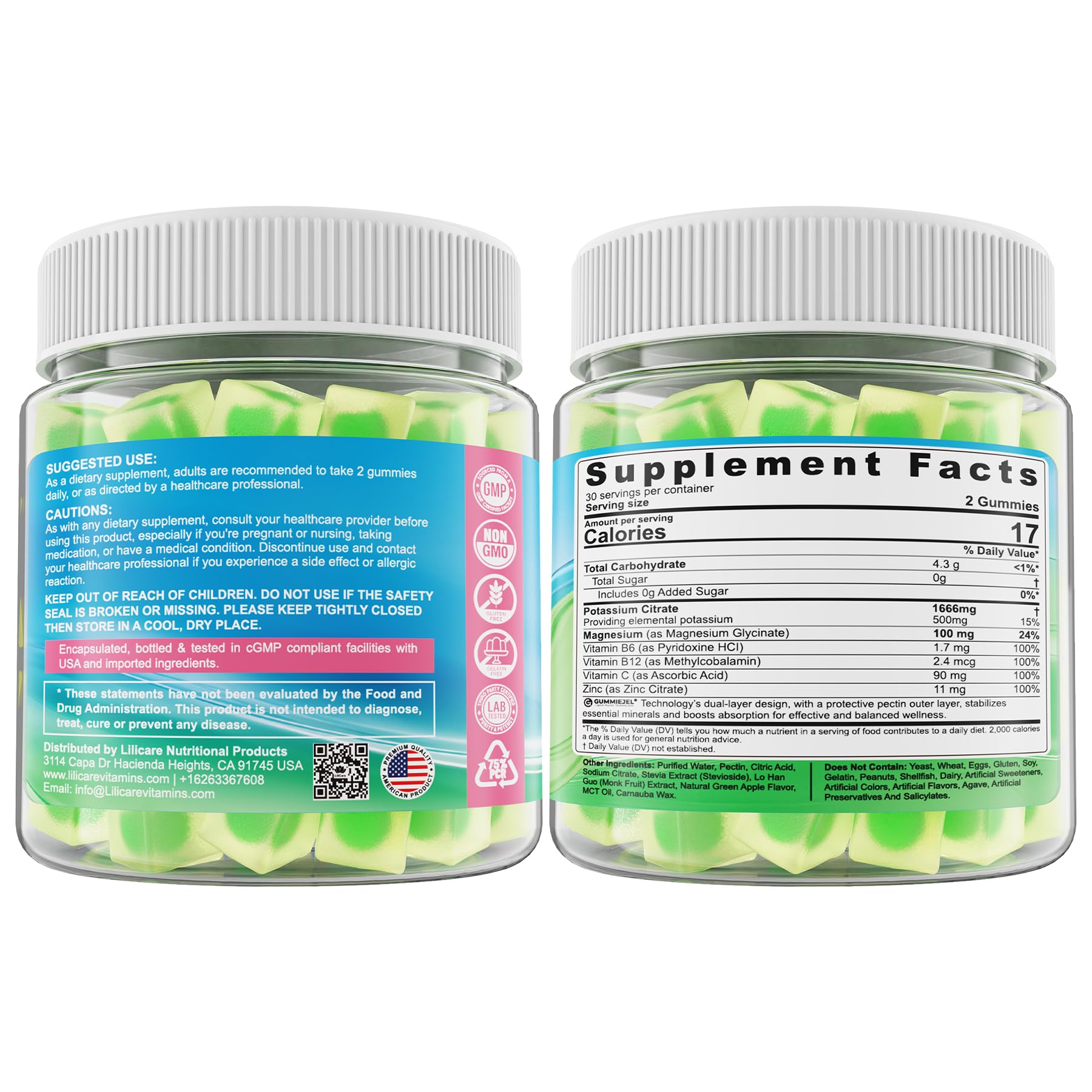 LILICARE vegan certification symbol on packaging for trust.