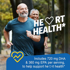 LILICARE vegan omega-3 bottle highlights brain-nourish blend ingredients for cognitive support.