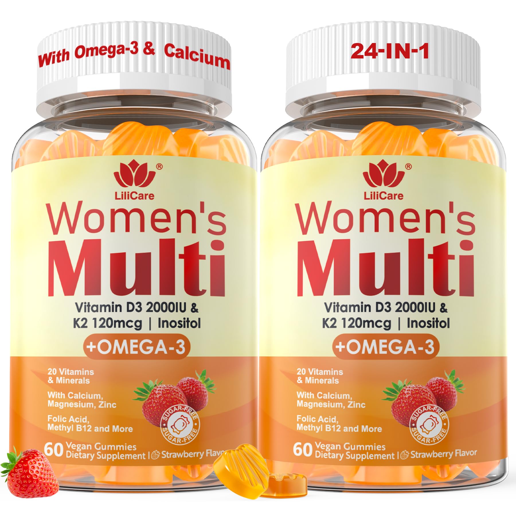 LILICARE Women's Multivitamin Gummies bottle for daily wellness